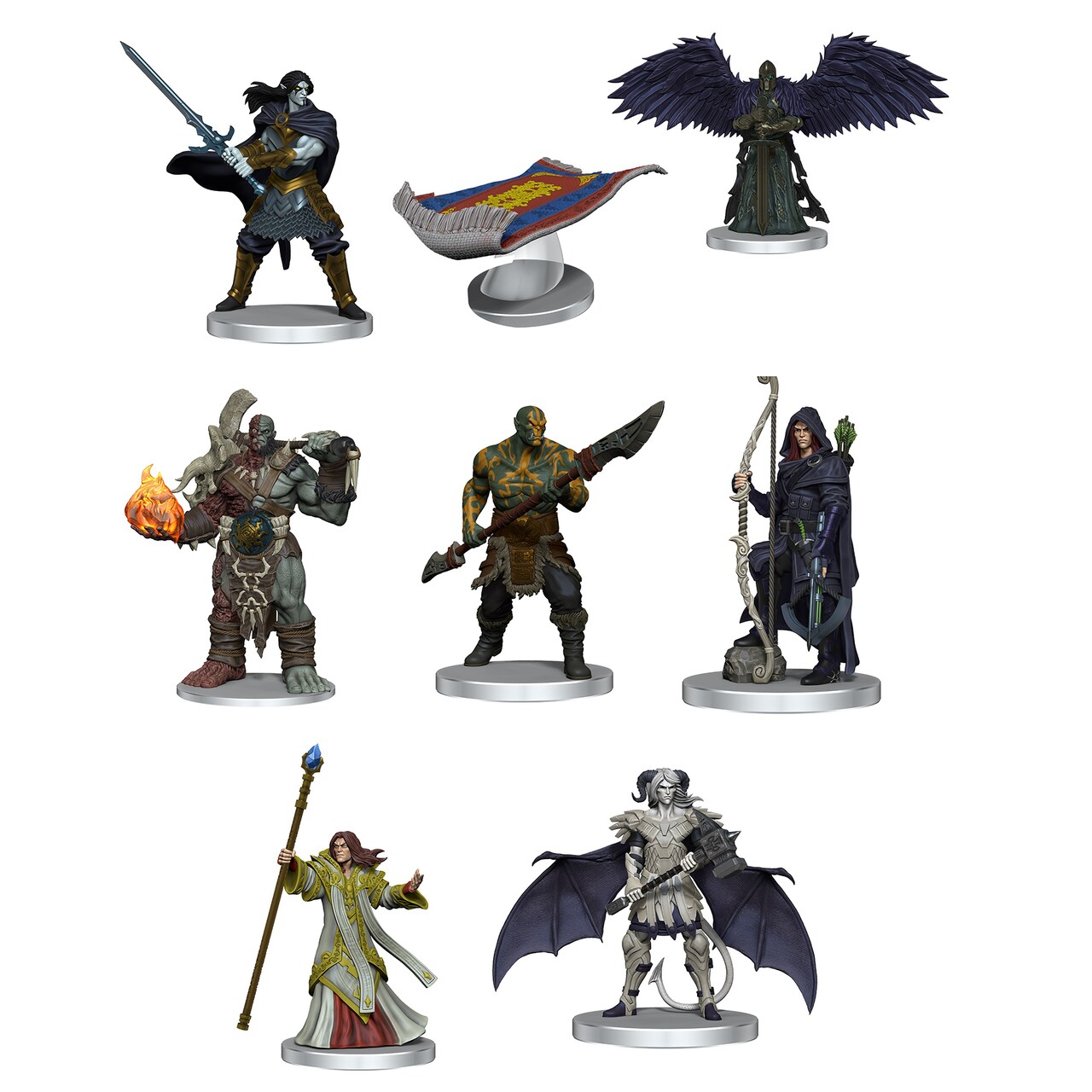 Death Saves: War of Dragons Box Set 2 - 8 Piece Pre-Painted Miniatures, Dungeons & Dragons